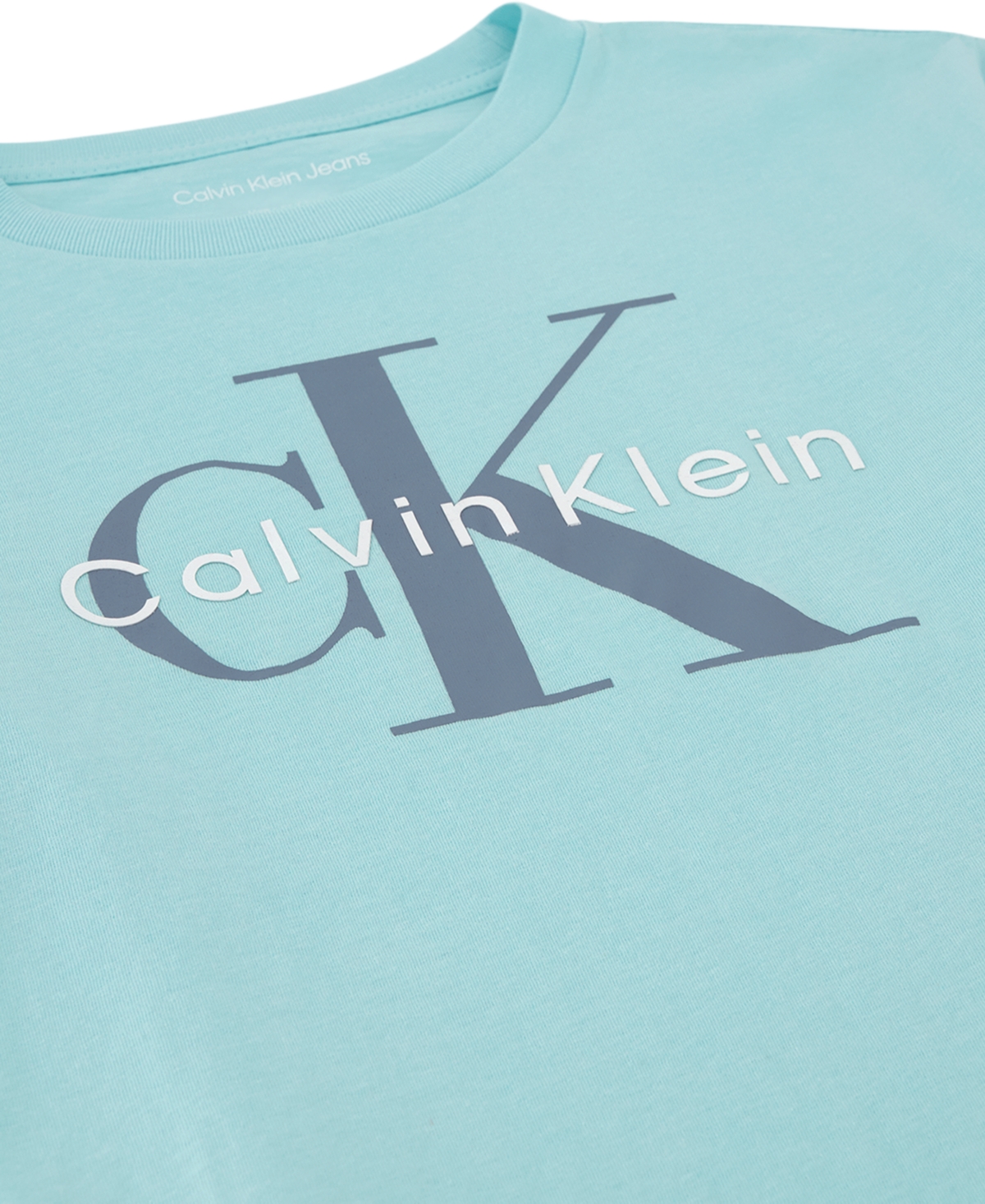 Calvin Klein Boys' 8-20 Monologo Crewneck T-Shirt