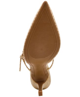 Women's Geanie Raffia Pointed Toe Pumps