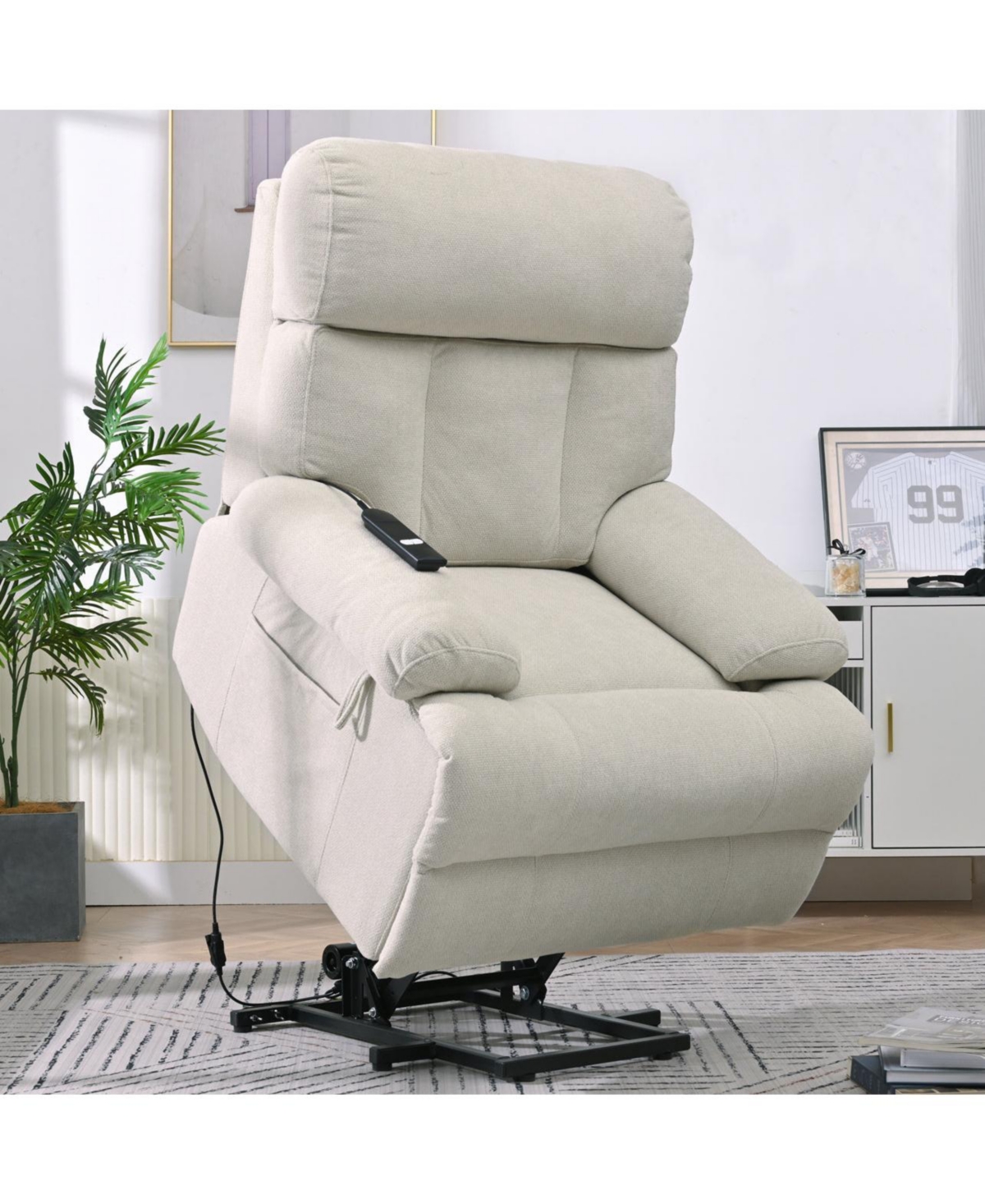 Boyel Living Oversized Power Lift Recliner Chair for Elderly Electric Recliner