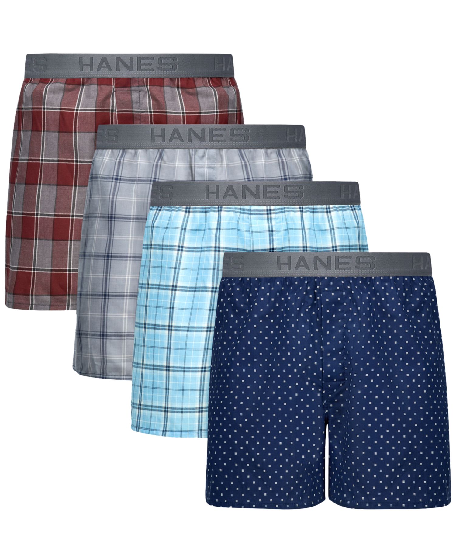 Men's Ultimate Woven Boxers, 4-Pack