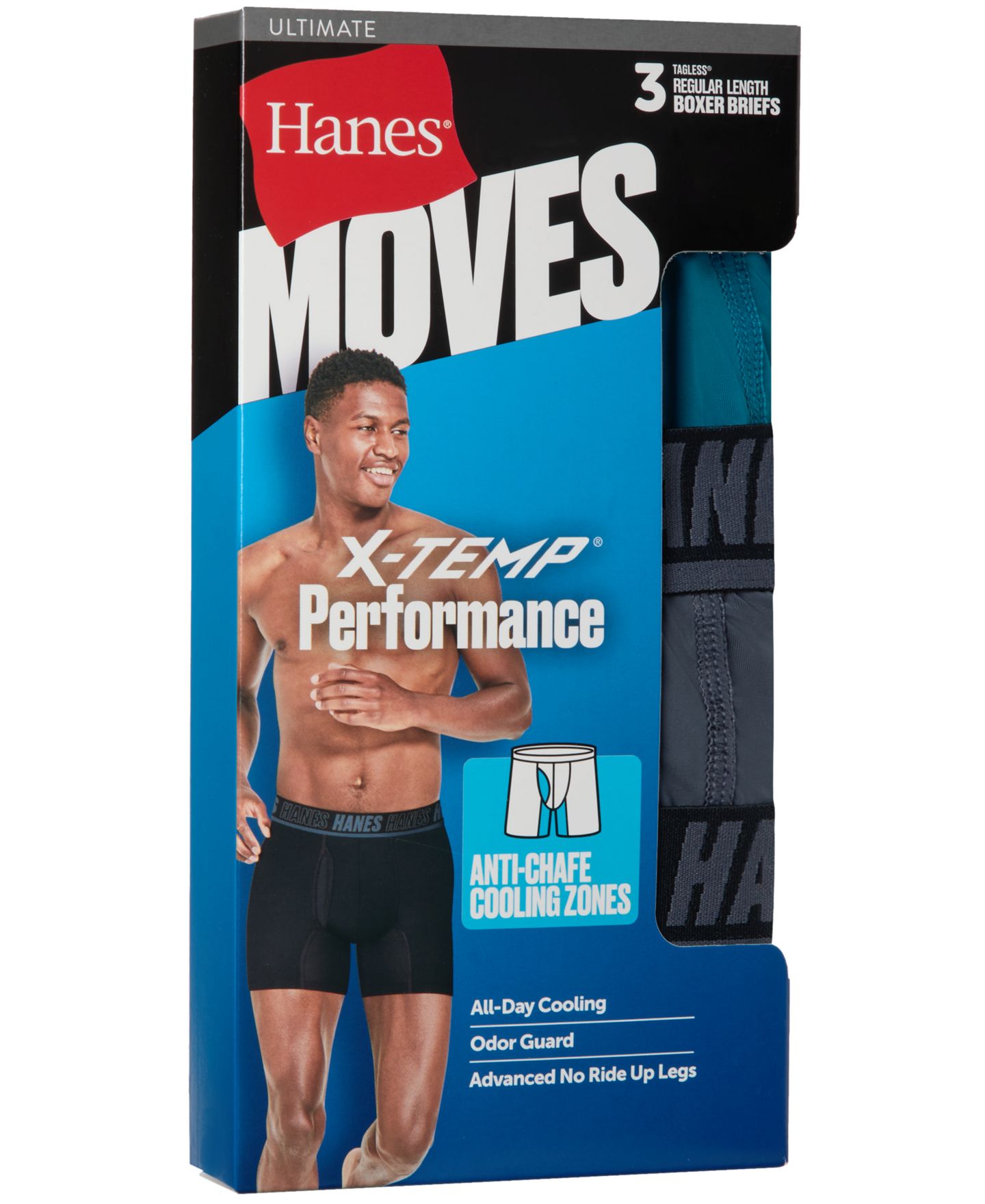 Трусы-боксеры Performance для мужчин, 3 шт. — Hanes, цвет: Assorted Colors — фото 5
