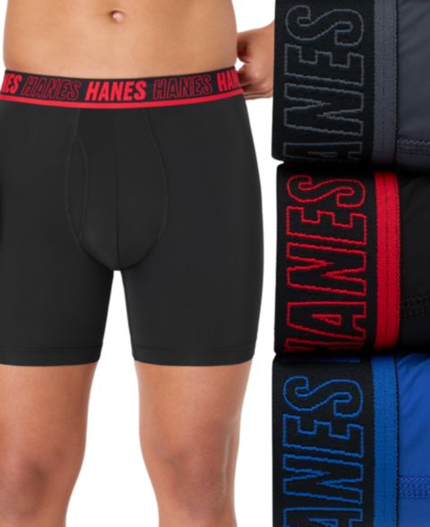 Трусы-боксеры Performance для мужчин, 3 шт. — Hanes, цвет: Assorted Colors