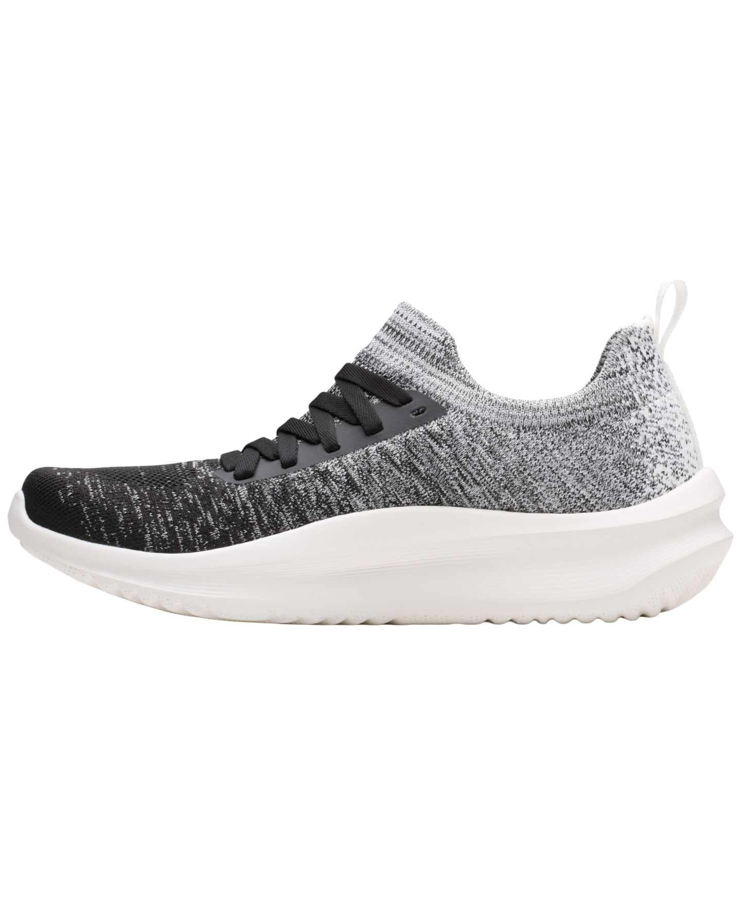 Женские кроссовки Clarks Cloudsteppers Solevana Lace Round Toe, цвет: Чёрный — фото 6