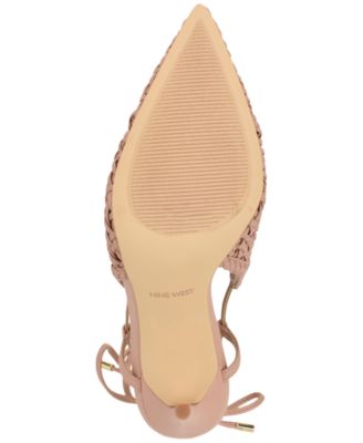 Women's Fessla Woven Tie-Up High Stiletto Pumps