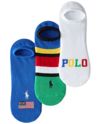 Women's Multi Flag Liner Socks, 3-Pack