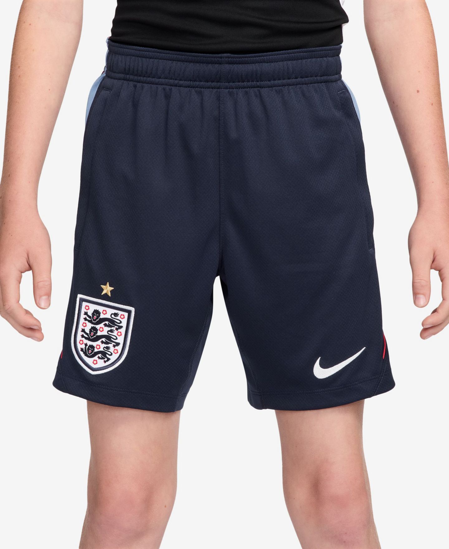 Детские трикотажные шорты Nike England Strike Dri-FIT для футбола, цвет: Синий — фото 1