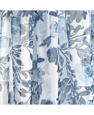 Tanisha Sheer Window Curtain Panels 38"W x 95"L  - Floral Curtains for Living Room - Sheer Curtains for Bedroom - Cottage Decor