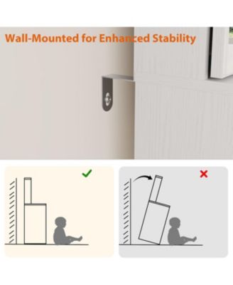 Vanity Desk with Sliding Lighted Mirror, 4 Drawers, Stool & 3 Light Modes