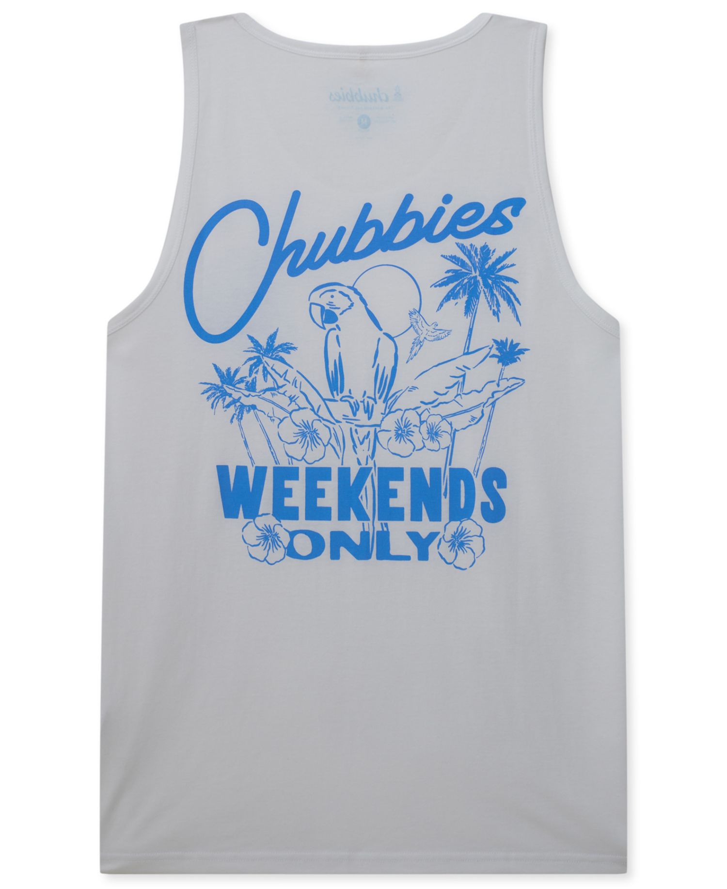 Men's The Weekends Only Scoop Neck Graphic Tank Top