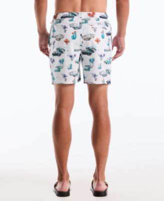 Men's Car Print Swim Trunks