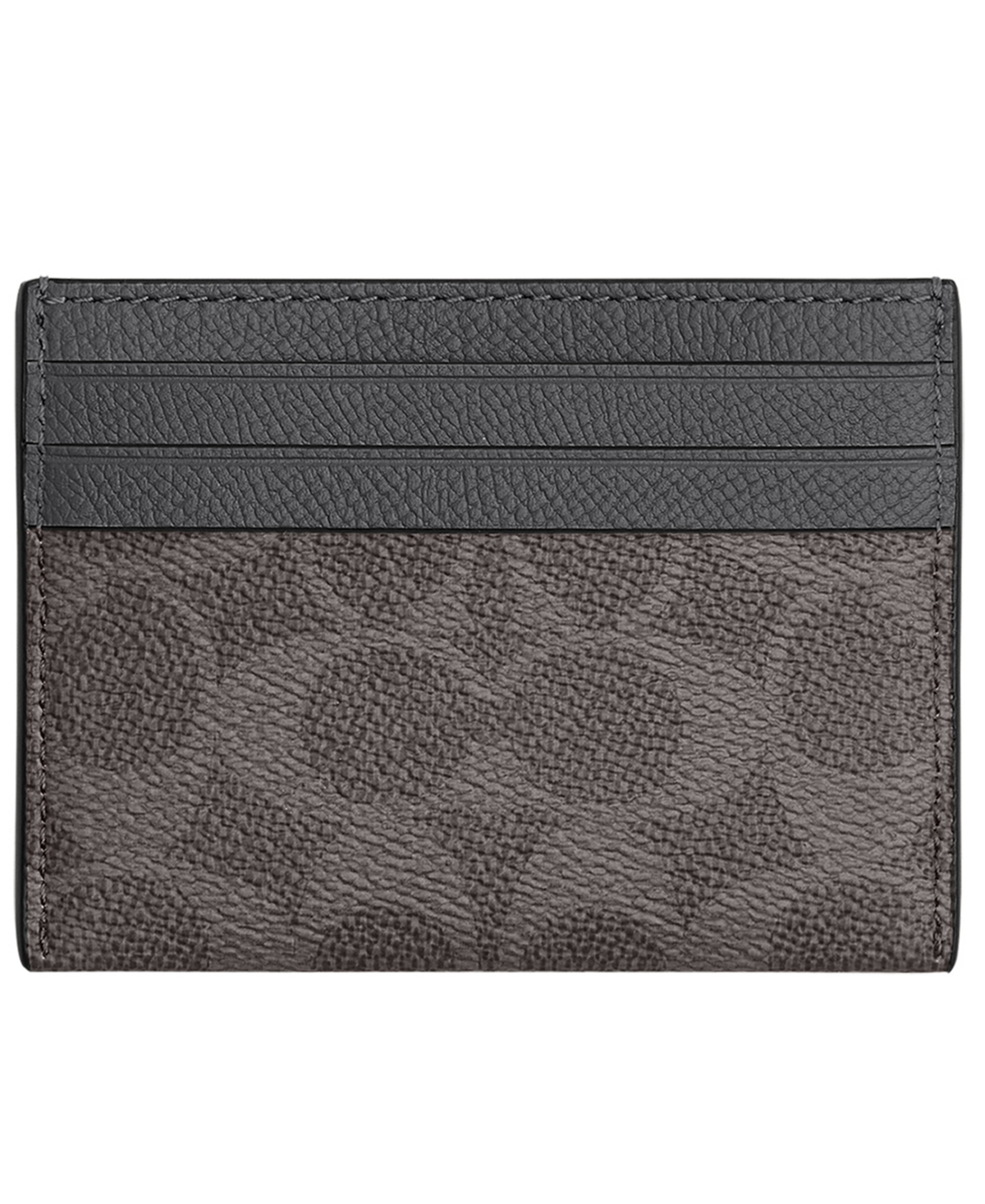 Coach Men's Signature Open-Face Card Hold Wallet