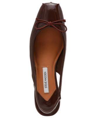 Loved Slingback Block-Heel Ballet Pumps