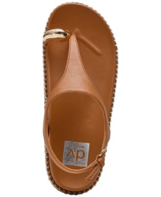 Women's Pacey Round Toe Ring Footbed Flat Sandals