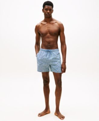 Men's Print Drawstring 5" Swim Trunks
