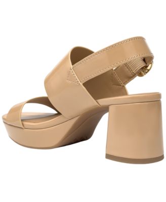 Women's Camera Open Toe Platform Sandals