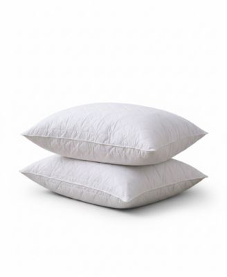 Wave Quilted Goose Feather 2-Pack Pillows