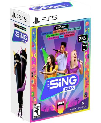 Lets Sing 2026 + 2 Mics for Playstation 5