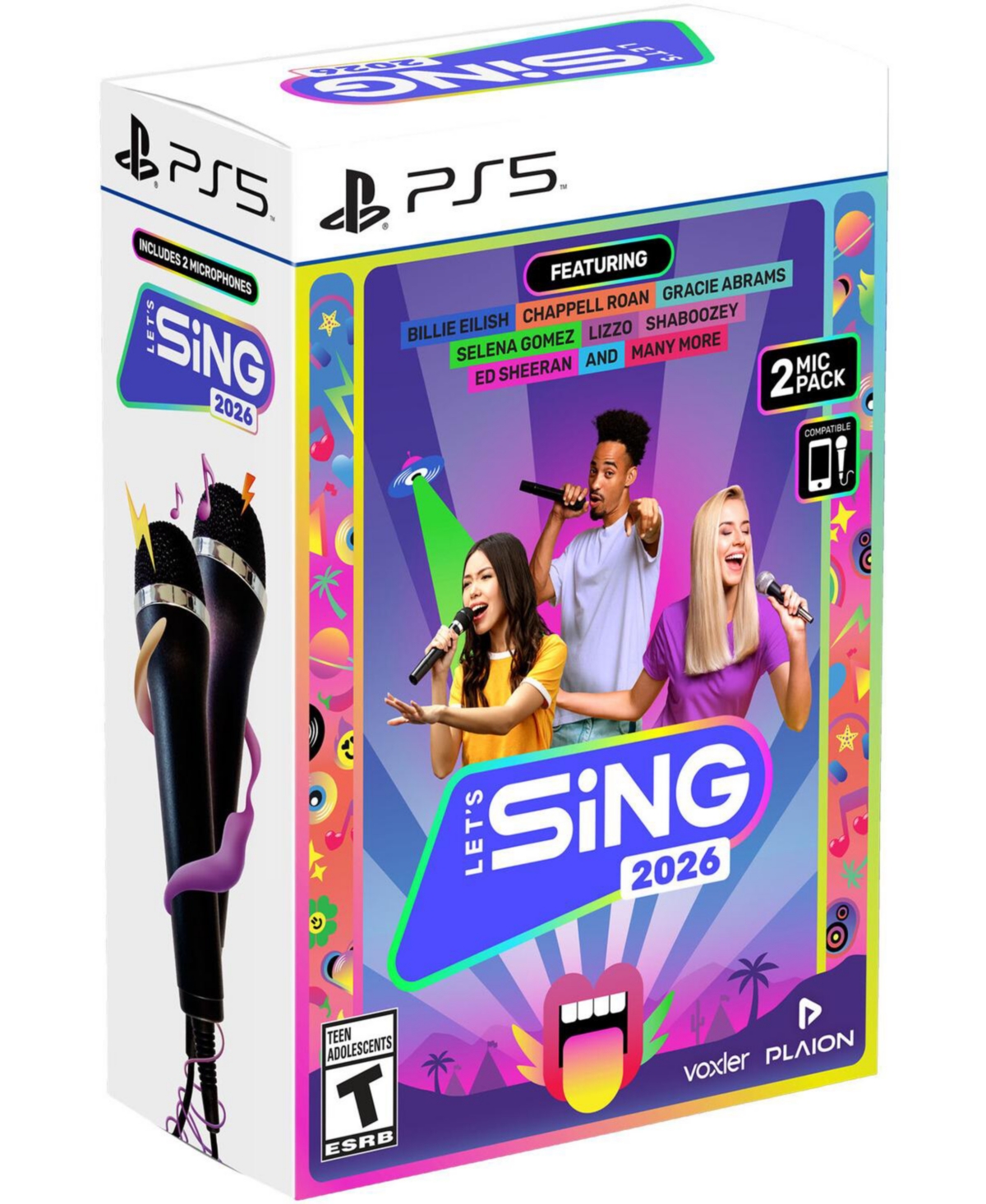 Lets Sing 2026 + 2 Mics for Playstation 5