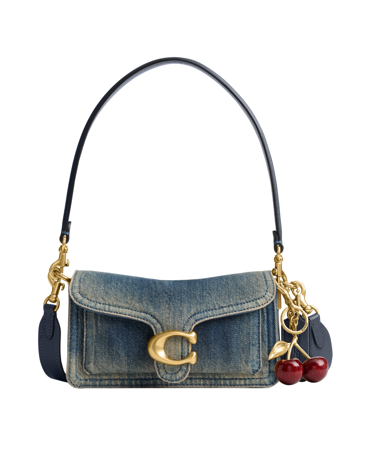 Coach Tabby Small Cotton Denim Shoulder Bag