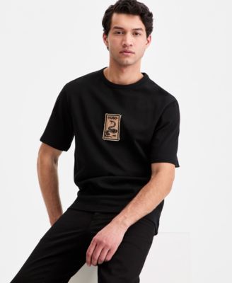 Men's Cotton Logo Graphic Crewneck T-Shirt