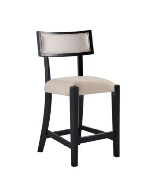 Avery 38.1" 2 Piece Wood-Back Upholstered Counter Stools