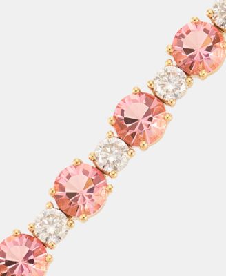 Cubic Zirconia Tennis Bracelet & Stud Earrings Set