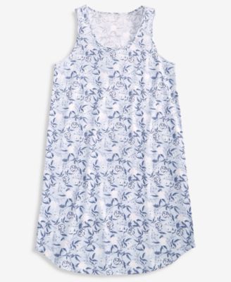 Women's Printed Jersey Tank Sleepshirt
