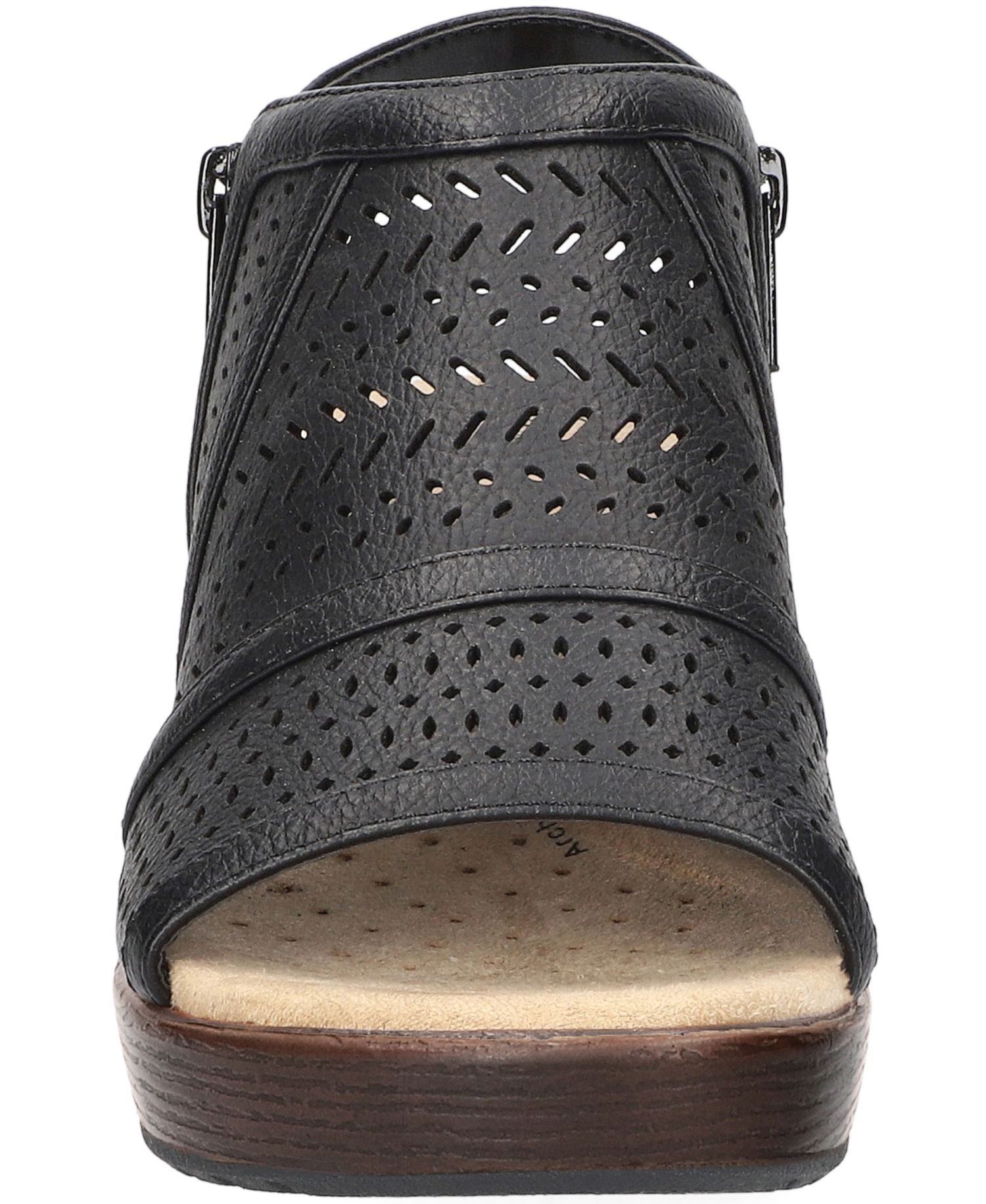 Easy Street Women's Evan Open Toe Platform Sandals