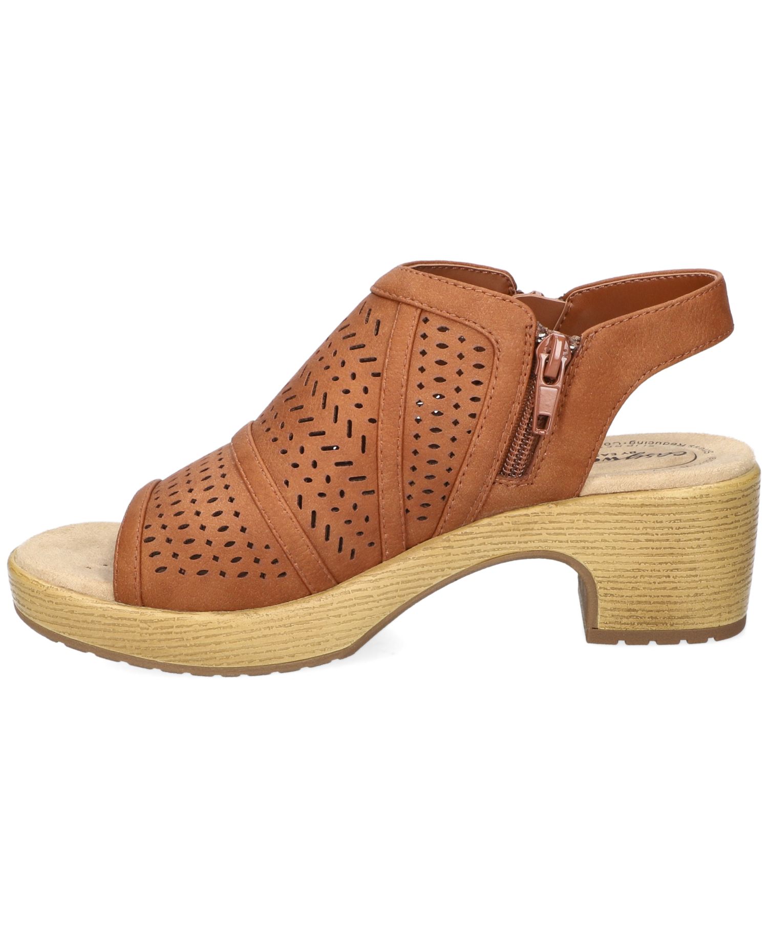 Easy Street Women's Evan Open Toe Platform Sandals