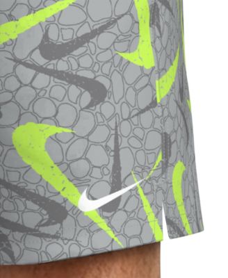 Men's 7" All-Over Logo Print Volley Swim Shorts