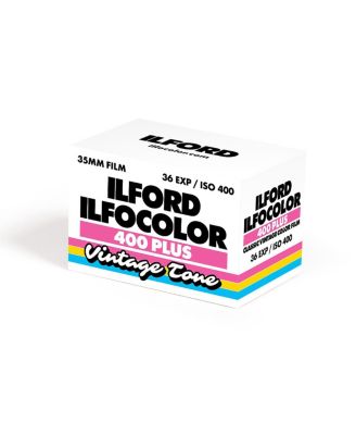 ILFOCOLOR 400 Plus 35mm Vintage Tone Color Film, ISO 400, 5-Pack with Camera Bag