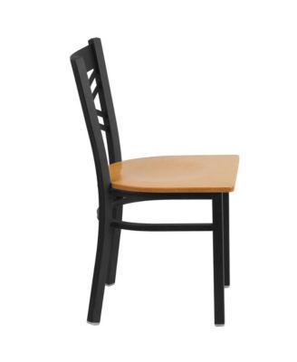 2 Pack "X" Back Restaurant Chair