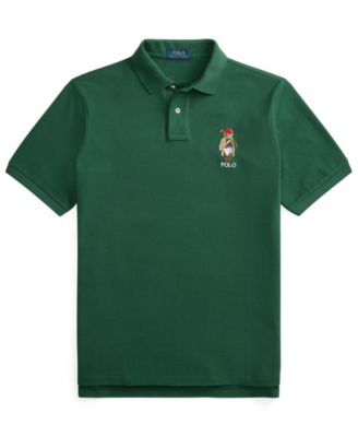 Men's Classic-Fit Polo Bear Mesh Polo Shirt