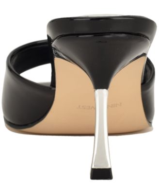 Women's Lamell Square Toe Slip-on Dress Sandals