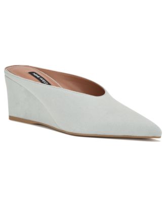 Women's Lanah Pointed Toe Slip-On Wedge Mules