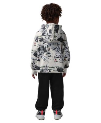 Boys' 4-7 Printed Hoodie and Jogger Pants, 2-Piece Set