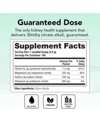 CitraLith Canister Vitamin & Mineral Supplement - 90-Day Supply - Kidney Health Support for Healthy Kidney Function - NSF Certified
