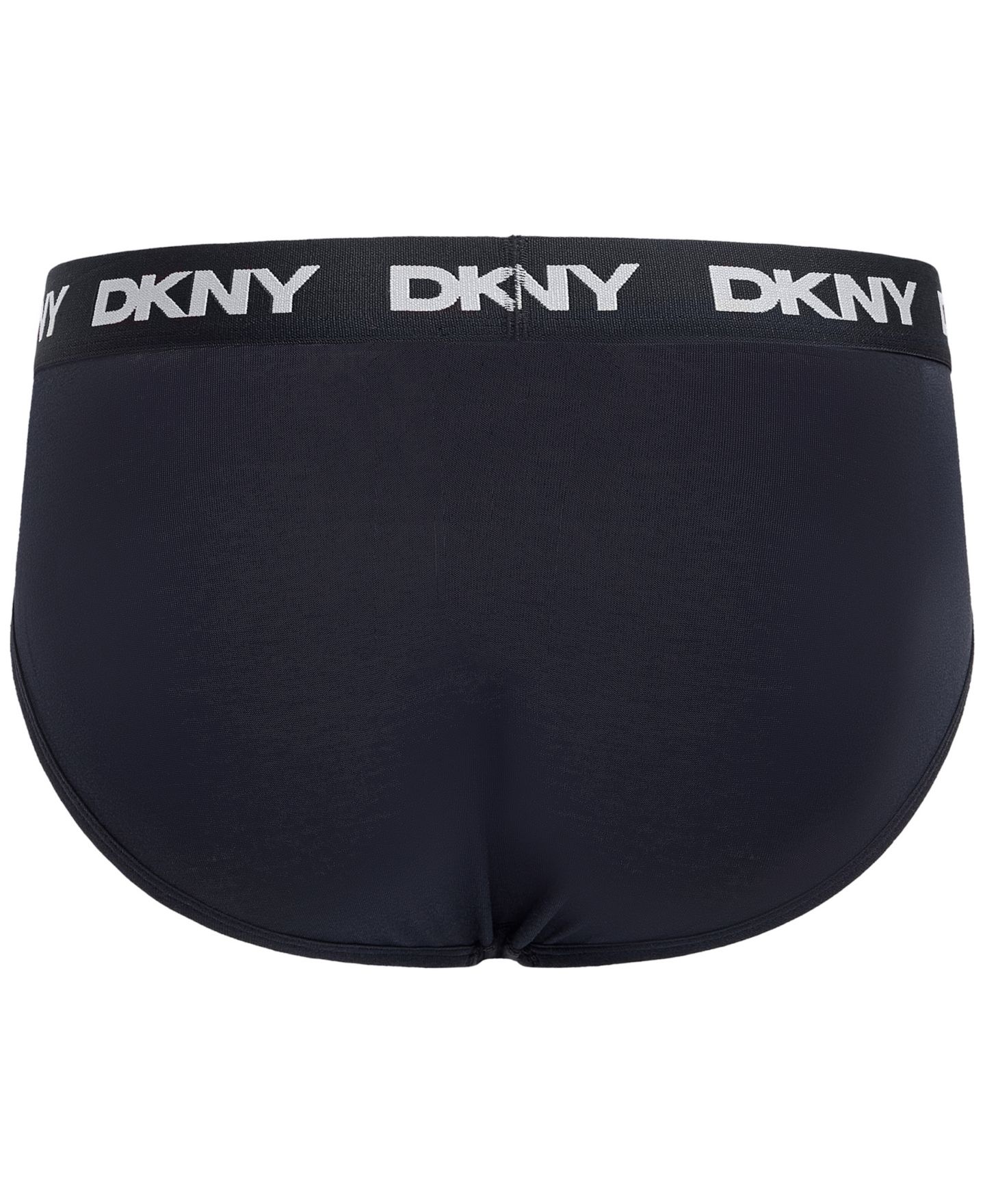 Трусы-брифы для мужчин, охлаждающая ткань, с логотипом, 3 шт. — DKNY, цвет: Чёрный — фото 4