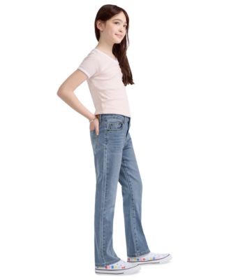 Girls' 7-16 Mid-Rise Classic Bootcut Denim Jeans