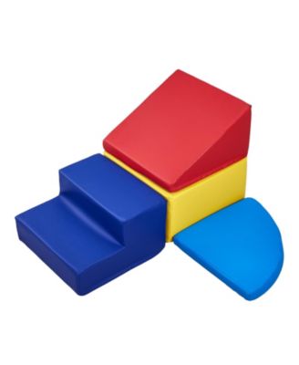 4-Piece Foam Climbing Set for Toddlers - Crawl & Slide Playset