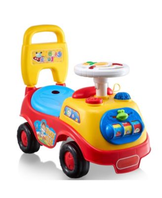 Ride On Push Car with Music & Storage for Toddlers