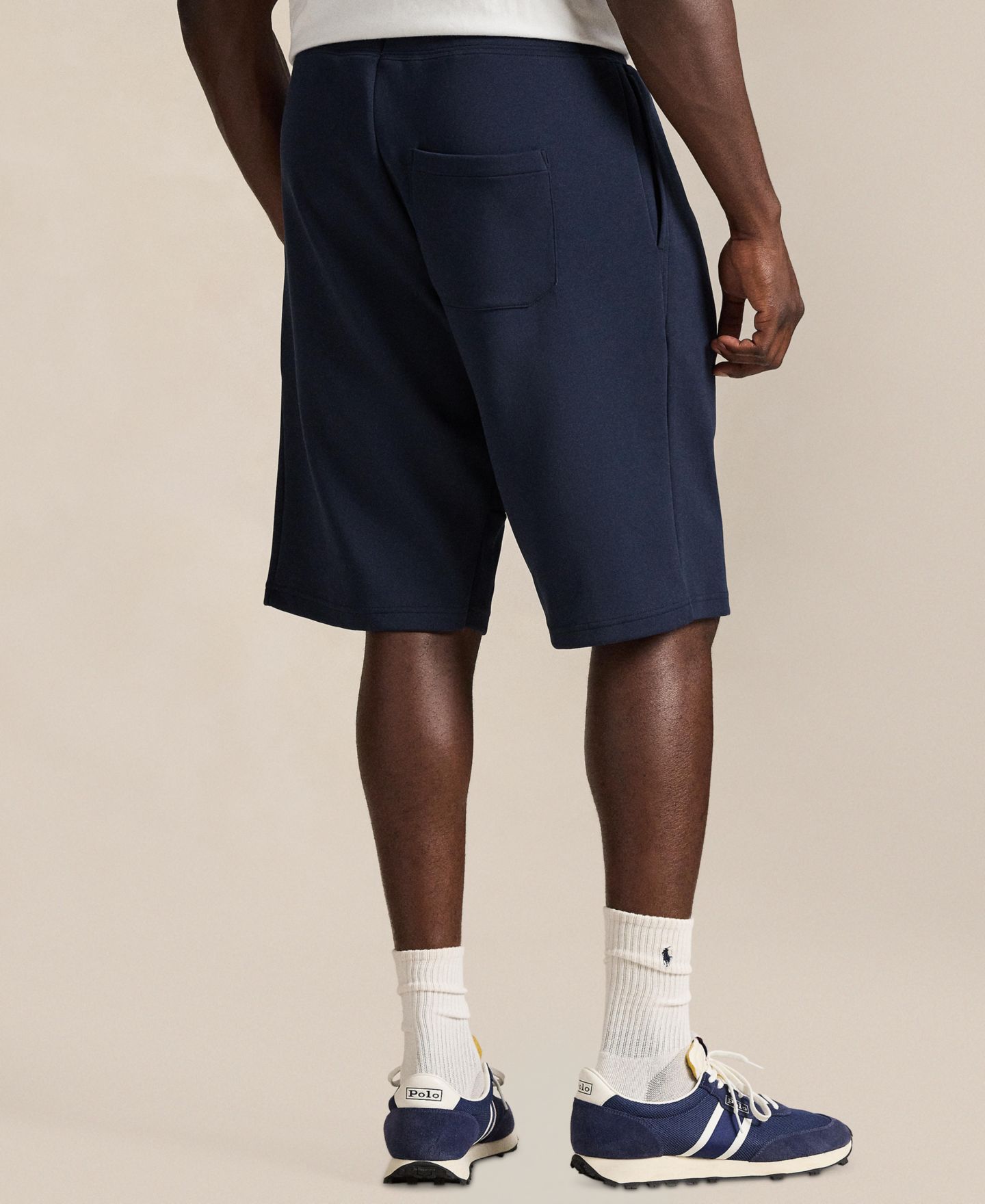 Мужские шорты Polo Ralph Lauren Big & Tall Double-Knit, цвет: Тёмно-синий — фото 4