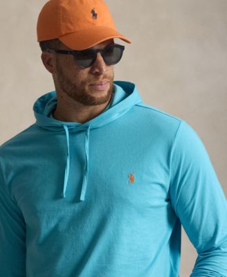 Men's Big & Tall Long-Sleeve Hooded T-Shirt