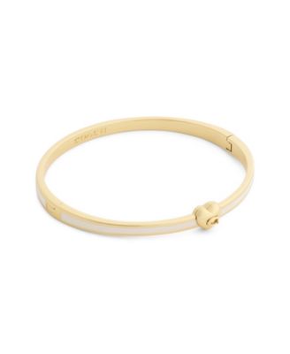 Chalk Signature C Heart Enamel Bangle Bracelet