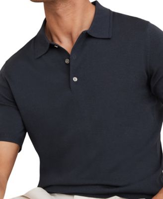 Men's Merino Wool Short-Sleeve Polo Shirt