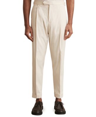 Men's Stretch-Cotton Tapered Trousers