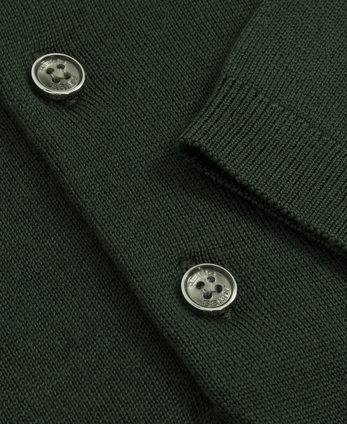 Reiss Men's Merino Wool Short-Sleeve Polo Shirt