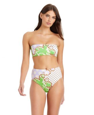 Women's Pretty In Provence Reversible Bandeau Pull-On Swim Top