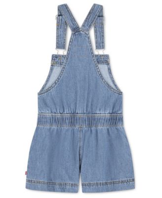 Girls' 7-16 Apron Neck Shortalls
