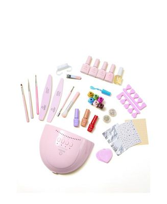 Gel Nail Polish Kit with UV Light, 25 Colors (51 pcs)